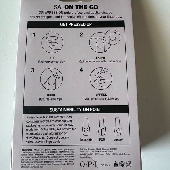 OPI xPRESS/ON Gel-Like Manicure - Soft Pink - Picture 2 of 2